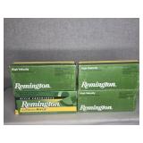 4 BOXES REMINGTON 17 REM 25 GR. POWER-LOKT HP