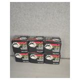 6 BOXES WOLF 7.62 X 39 MM, 122GR., HP