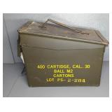 20 BOXES 30 CAL. BALL M2 IN METAL AMMO CAN
