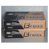 2 BOXES BLAZER BRASS 40S&W 165GR. FMJ (50 PER BOX)