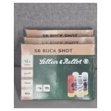 3 BOXES SELLIER & BELLOT 12 GA., 2 3/4", #4 BUCK