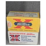 2 BOXES 32 S&W LONG, 98GR., WESTERN/ WINCHESTER
