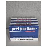 3 BOXES PRVI PARTIZAN 270 WIN., 150GR. SOFT POINT