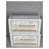 2 BOXES MAGTECH 45 COLT, 250 GR. L-FLAT