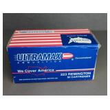 50 RND BOX ULTRAMAX 223 REM. 55 GR. FMJ