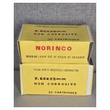 3 BOXES NORINCO 7.62X25MM