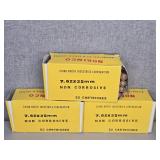 3 BOXES NORINCO 7.62X25MM
