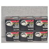 6 BOXES WOLF 7.62 X 39MM, 122GR. FMJ
