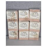 9 BOXES 7.62 X 39MM, MADE IN YUGOSLAVIA