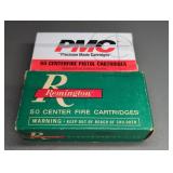 2 BOXES 38 SUPER AUTO, REMINGTON/ PMC