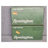 2 BOXES REMINGTON 6MM REM, 100GR., CORE-LOKT