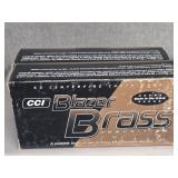 2 BOXES CCI BLAZER BRASS 40 S&W, 165GR., FMJ