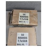 2 BOXES 303 BRITISH (7.7 X 56R BALL R1M3Z)