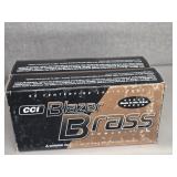 2 BOXES CCI BLAZER BRASS 40 S&W, 165GR., FMJ