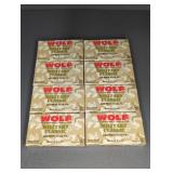8 BOXES WOLF MILITARY CLASSIC .223 REM., 55GR. FMJ