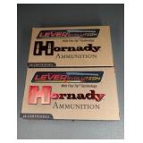 2 BOXES HORNADY 308 MAR EXP, 160GR., FTX