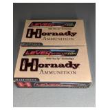 2 BOXES HORNADY 308 MAR EXP, 160GR., FTX