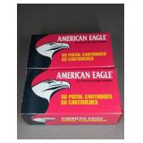 2 BOXES AMERICAN EAGLE 357 MAG., 158 GR.