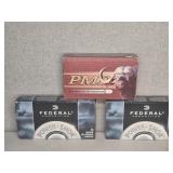 3 BOXES .300 WINCHESTER MAGNUM, FEDERAL & PMP