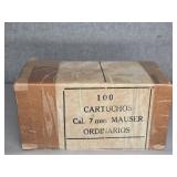 100 ROUND BOX OF 7 MM MAUSER