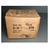BOX OF 500 CAST LEAD BULLETS