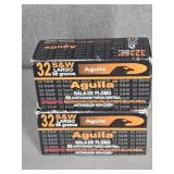 2 BOXES AGUILA 32 S&W LONG, 98GR.