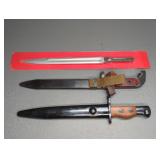 3 REPRODUCTION BAYONETS