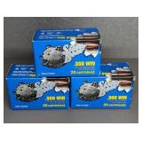 3 BOXES SILVER BEAR .308WIN., 145 GR. FMJ