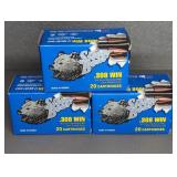 3 BOXES SILVER BEAR .308WIN., 145 GR. FMJ