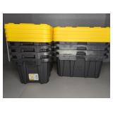 (8) 6.5 QT. HDX STORAGE TOTES