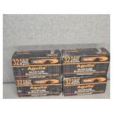 4 BOXES AGUILA 32 S&W LONG, 98 GR.