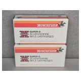 2 BOXES WINCHESTER 257 ROBERTS +P, 117GR.