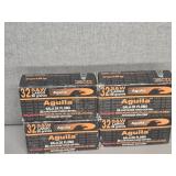 4 BOXES AGUILA 32 S&W LONG, 98 GR.