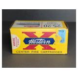 BOX OF WESTERN X 25-20 WIN., 86GR. LUBALOY