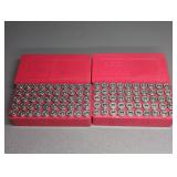 2 PLASTIC CASES 50RNDS 38 SPL. SNUB NOSE