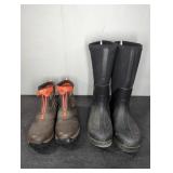MENS SIZE 15 NOBLE BOOTS, MUCK BOOTS