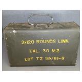 SPAM CAN W/ 2 BELT-LINKS OF 30-06CAL. **FFL
