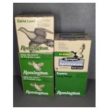 5 BOXES REMINGTON 12 GA. SHOT SHELLS, 2 3/4"-3"