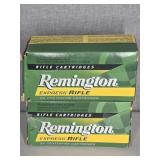 2 BOXES REMINGTON 22 HORNET, 45GR., HOLLOW POINT