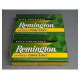2 BOXES REMINGTON 6MM REM, 100 GR.