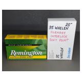 2 BOXES 35 WHELEN 200 GR., HORNADY/ REMINGTON