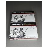 2 BOXES HORNADY 450 MARLIN, 350GR., FLAT POINT