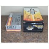 2 PARTIAL BOXES 45 LONG COLT & 32 AUTO