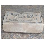 50 RND BOX VINTAGE REMINGTON 45 CAL. AMMO