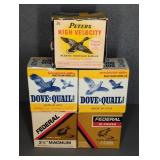 5 BOXES 12 GA. SHOT SHELLS