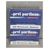 2 BOXES PRVI PARTIZAN 300 WIN. MAG., 180GR.