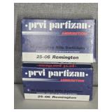 2 BOXES PRVI PARTIZAN 25-06 REM., 90 GR., HP