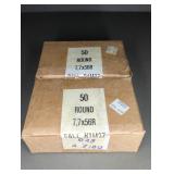 (2) 50 RND BOXES 303 BRITISH (7.7 X56R BALL R1M3Z)