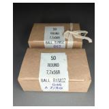 (2) 50 RND BOXES 303 BRITISH (7.7 X56R BALL R1M3Z)