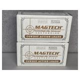 2 BOXES MAGTECH 45 COLT 250 GR., L-FLAT